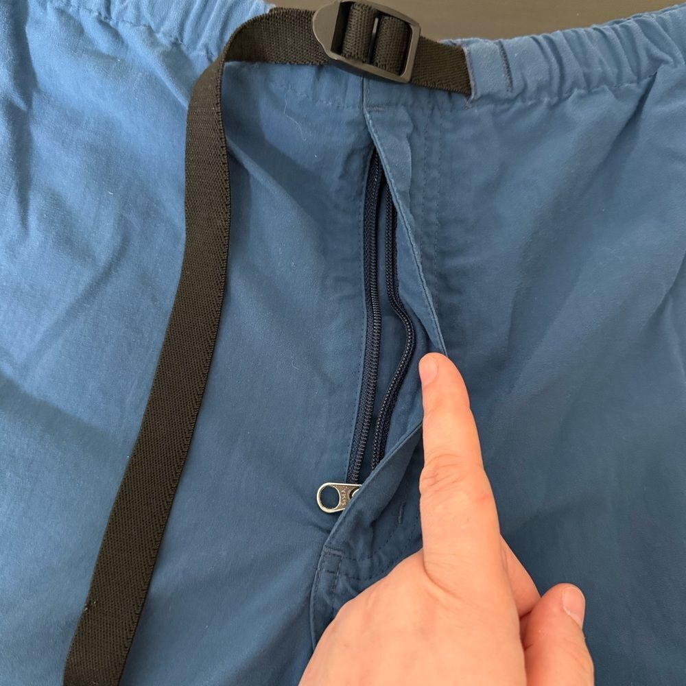 Patagonia Nylon Shorts 10'' Mens Sz XL Blue Belted Outdoor Hiking Camping - Picture 8 of 14